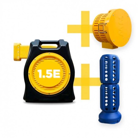 Huawei soufflerie 1800W REH-1.5E + air heater + double cône dégonfleur