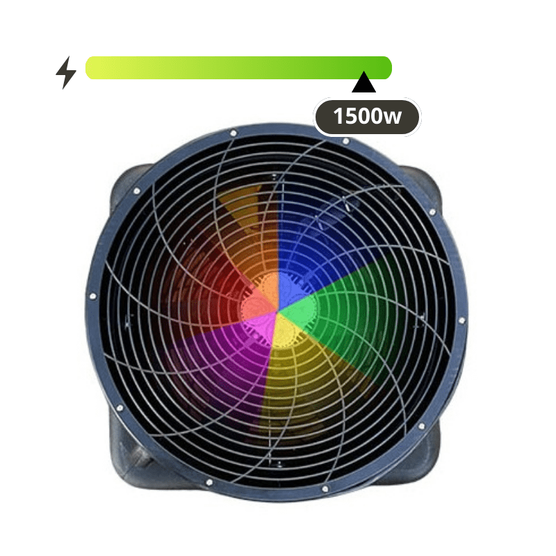 Sky dancer blower 1500W Veelkleurig LED
