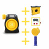 REH-2E Blower Pack + blower cover + Safe Alert + Air Heater + double deflator cone